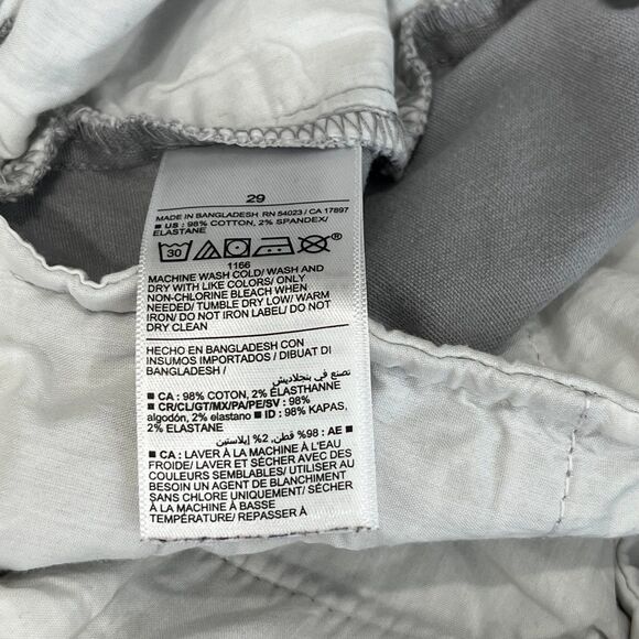 Men’s Shorts Lot of 2 Size 29 Old Navy Gray Black Slim Flex Cotton Stretch - Picture 5 of 10